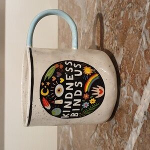 Anthropologie Kindness Binds Us Ceramic Mug by Luke John Matthew Arnold / PRIDE